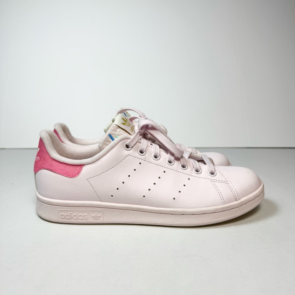 RARE Adidas Stan Smith Special Edition Trainer Sneakers Pink Sz 8 - Picture 2 of 12